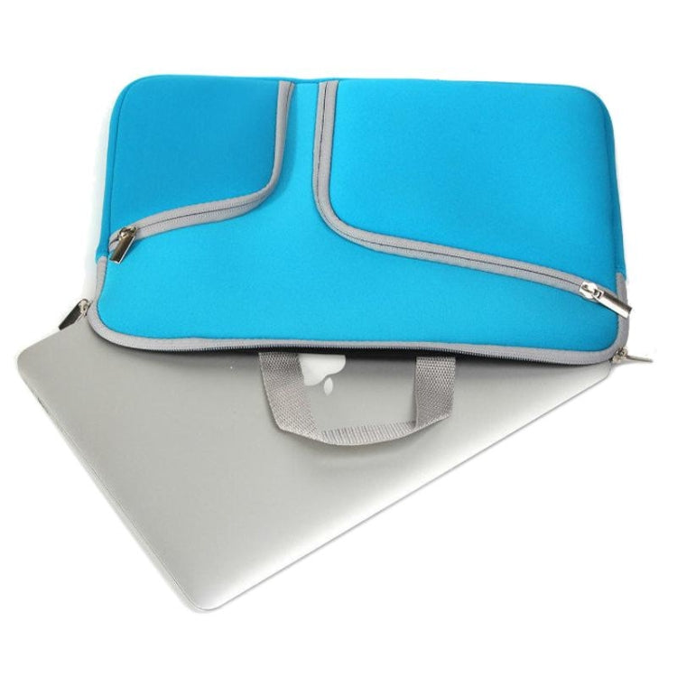 Double Pocket Zip Handbag Laptop Bag for Macbook Pro 15 inch
