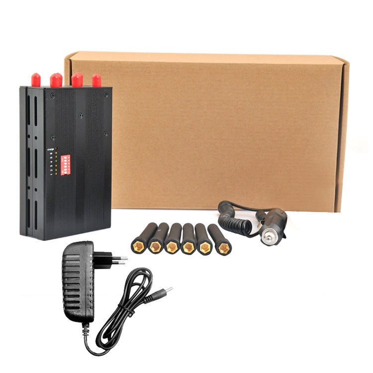 GSM / CDMA / DCS / PCS / 3G / 4G / Wifi Mobile Phone Signal  Breaker / Jammer / Isolator, Coverage: 20meters (JAX-121A-6D). [THIS ITEM WILL NOT SHIPPED TO USA]