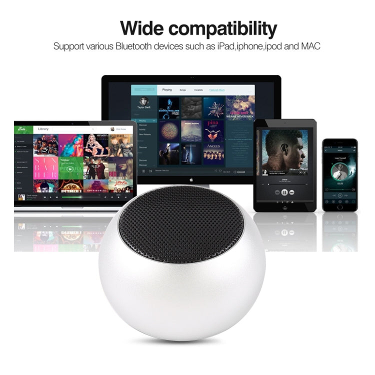 Mini Metal Wireless Bluetooth Speaker,  Hands-free, LED Indicator