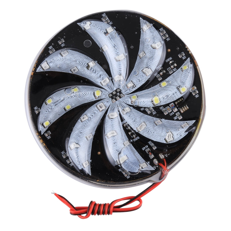 40 LEDs SMD 2835 Motorcycle Modified Windmill Colorful Light Fire Wheel Light Styling Flash Atmosphere Lamp, Diameter: 10cm, DC 12V, Diameter: 10cm