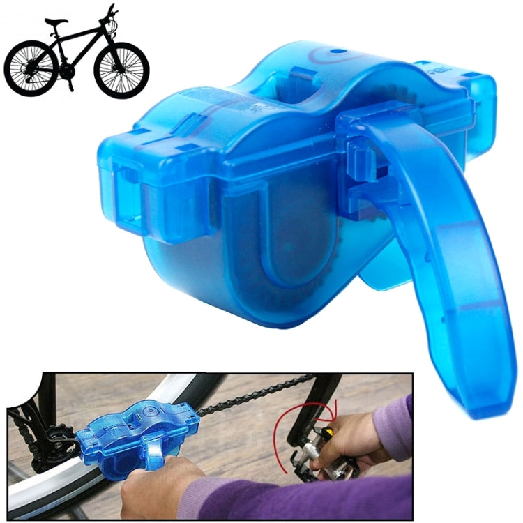 Bicycle Chain Cleaner Cycling Bike Machine Brushes Scrubber Wash Tool Kit Mountaineer Bicycle Chain Cleaner Tool Kits, 4