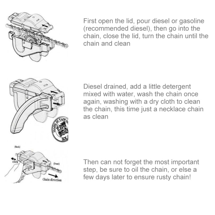 Bicycle Chain Cleaner Cycling Bike Machine Brushes Scrubber Wash Tool Kit Mountaineer Bicycle Chain Cleaner Tool Kits, 4