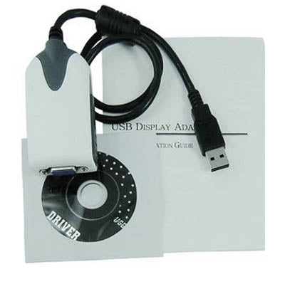USB To VGA Multi-Monitor / Multi-Display Adapter, Resolution: 1680 x1050, USB 2.0 (Resolution: 1680 x1050)