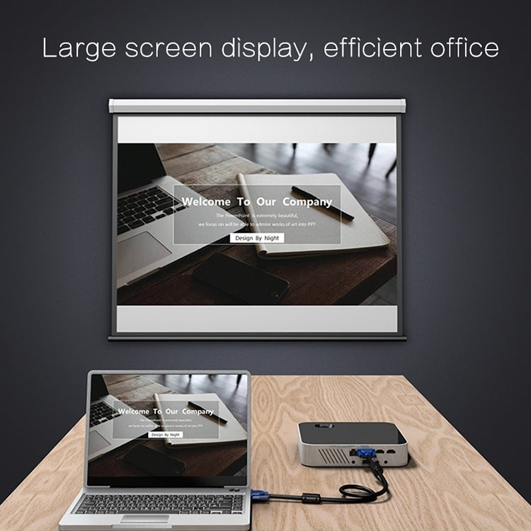 1.5m Good Quality VGA 15 Pin Male to VGA 15 Pin Female Cable for LCD Monitor, Projector, etc, Length: 1.5m