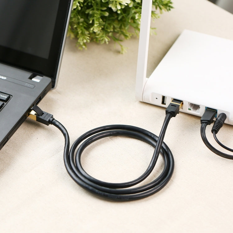 CAT7 Gold Plated Dual Shielded Full Copper LAN Network Cable, Length: 15m, 15m