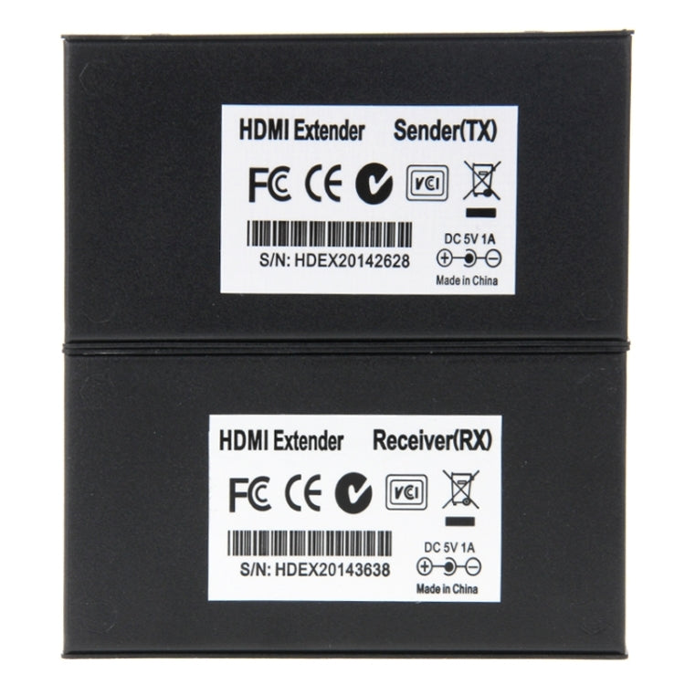 HDMI Extender over Single UTP CAT5e/6 Cable, Transmission Distance: 100m, 100m