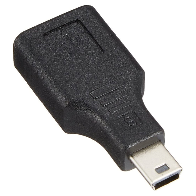 Mini USB Male to USB 2.0 Female Adapter with OTG Function, USB Female