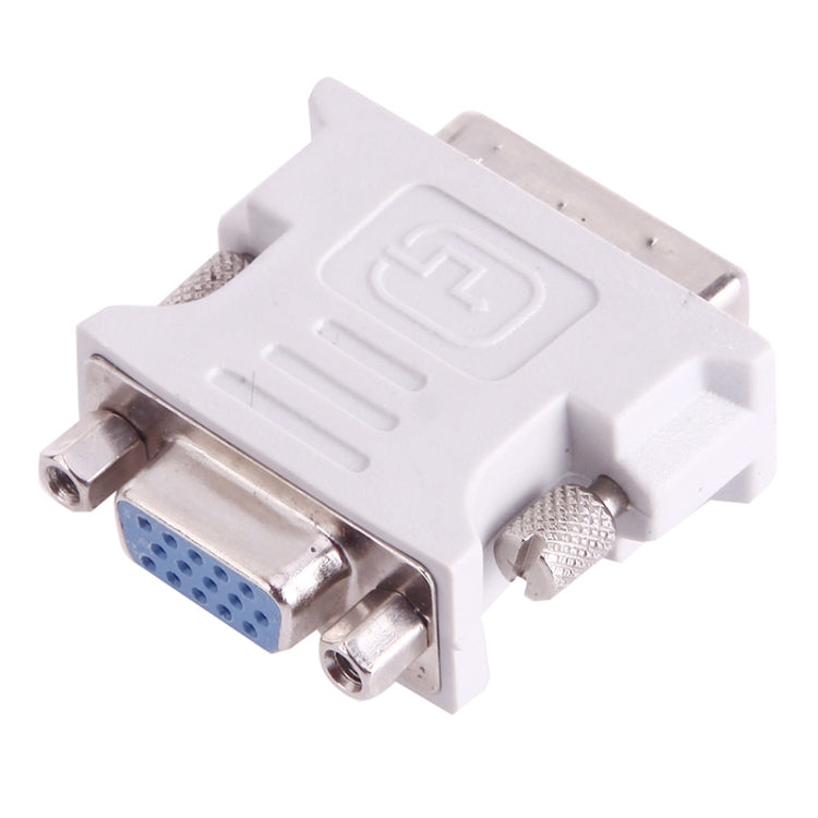 DVI-I Male Dual-Link 24 + 5 to 15 Pin VGA Female Video Monitor Adapter Converter
