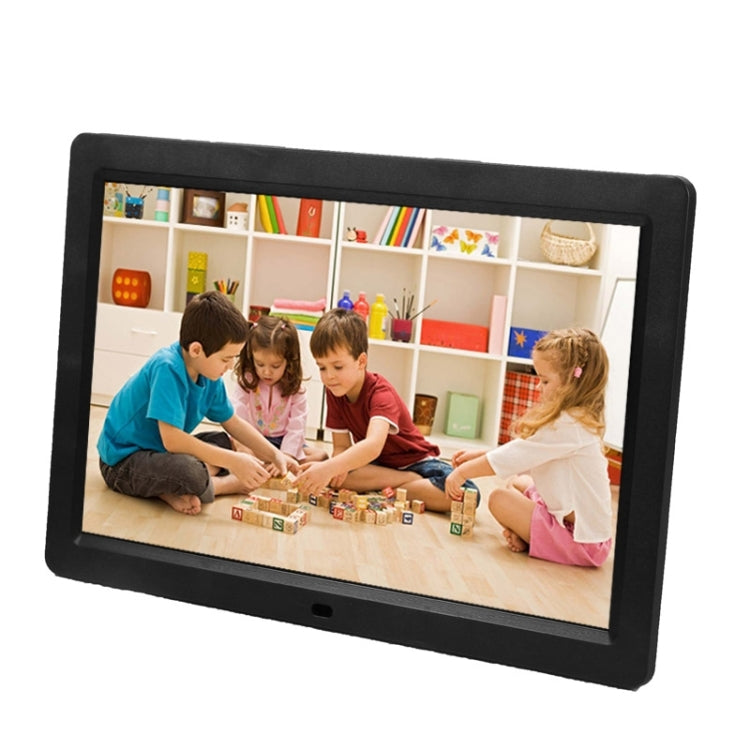 12 inch LED Display Multi-media Digital Photo Frame with Holder & Music & Movie Player, Support USB / SD / Micro SD / MMC / MS / XD Card Input