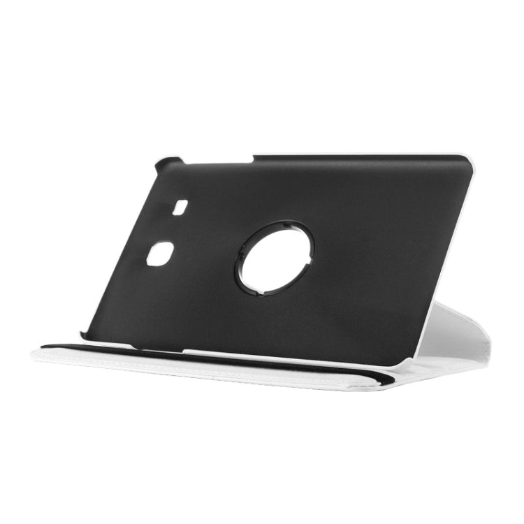 Litchi Texture 360 Degree Rotation Leather Case with Multi-functional Holder for Galaxy Tab E 9.6