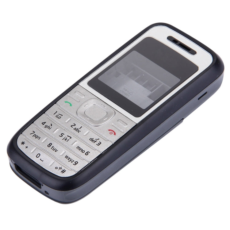 Full Housing Cover (Front Cover + Middle Frame Bezel + Battery Back Cover) for Nokia 1200 / 1208 / 1209, For Nokia 1200, For Nokia 1200 / 1208 / 1209