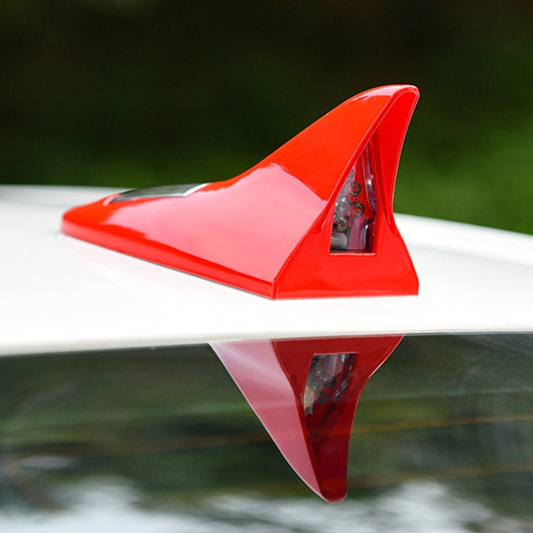 Solar Shark Fin High-positioned Alarm Light, Gold, Blue, Gray, Red
