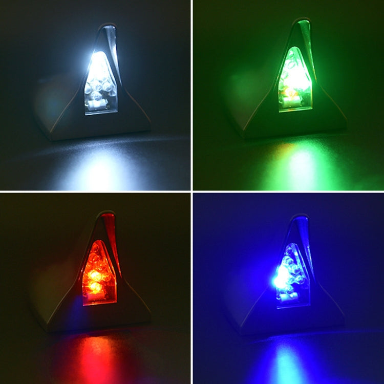 Solar Shark Fin High-positioned Alarm Light, Gold, Blue, Gray, Red