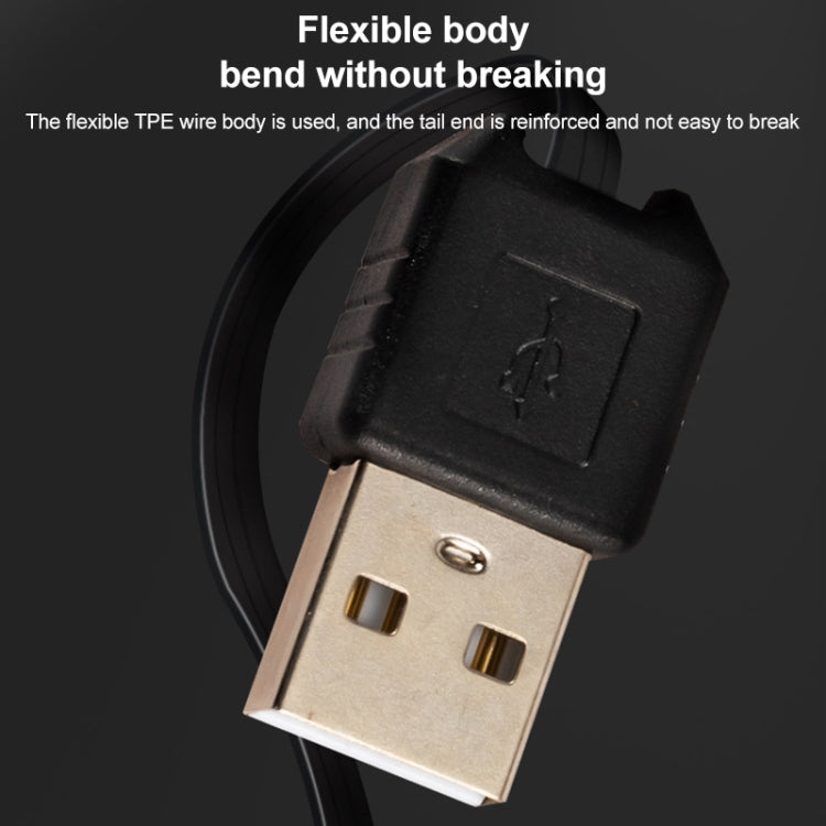 USB Retractable Data & Charger Cable for Motorola V3 / Mobile Phone / MP3 / MP4 / Digital Camera / GPS, Length: 10cm (Can be Extended to 80cm),  Black, USB 2.0 to Mini 5 Pin