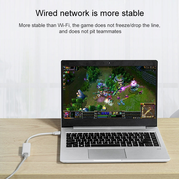 USB 2.0 Ethernet Adapter for Tablet PC / Android TV, Length: 20cm