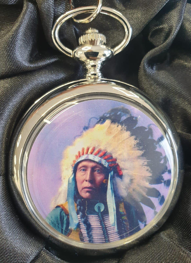Boxx Picture Pocket watch American Indian P5061.40