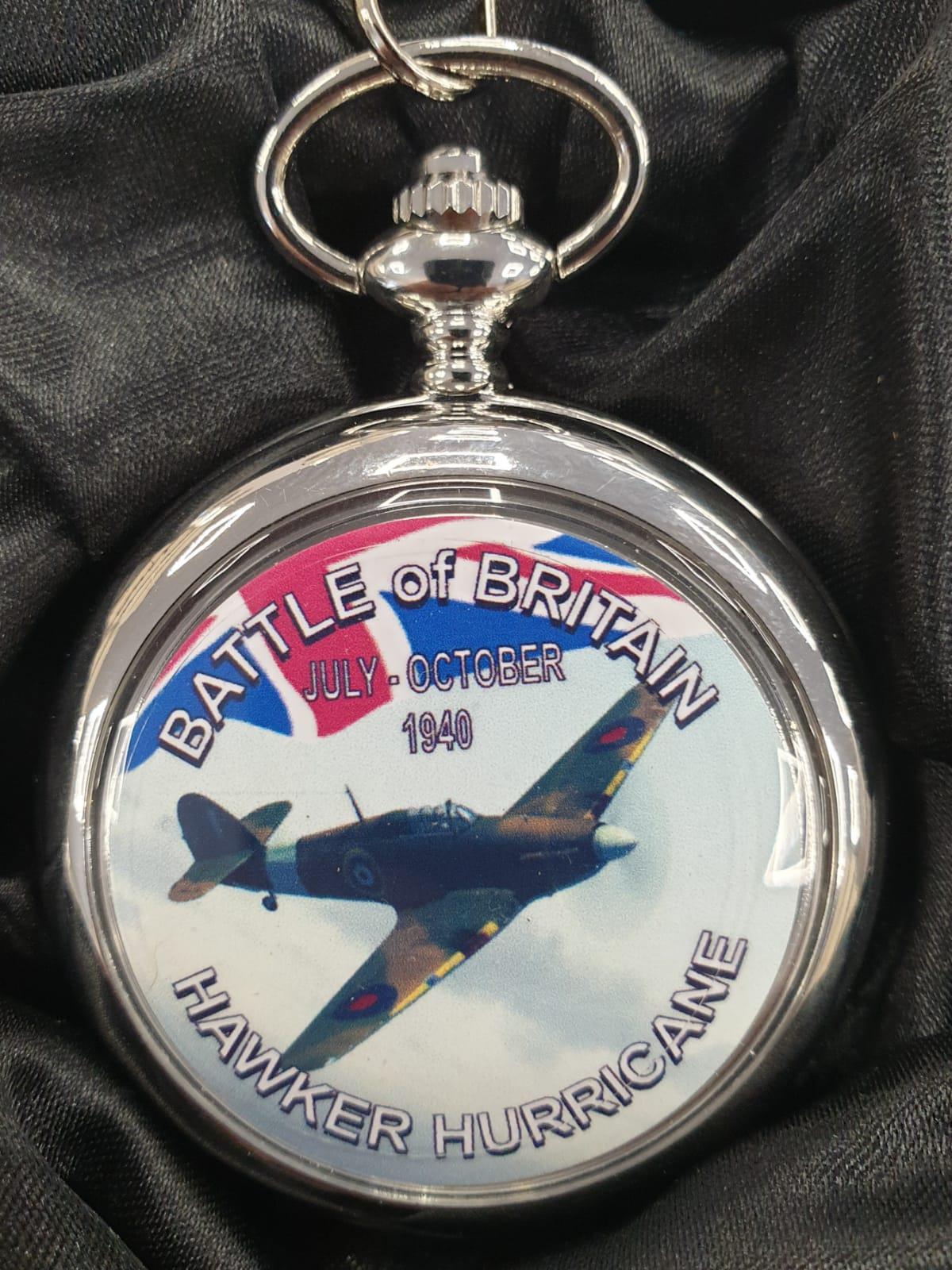 Boxx Picture Pocket watch Battle of Britain Hawker Hurricane P5061.71 ...