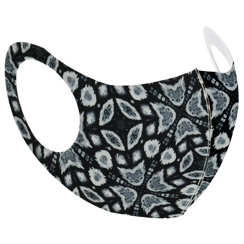 Reusable Mens Face Mask PMS-755036 AS-05398 BLACK AZTEC
