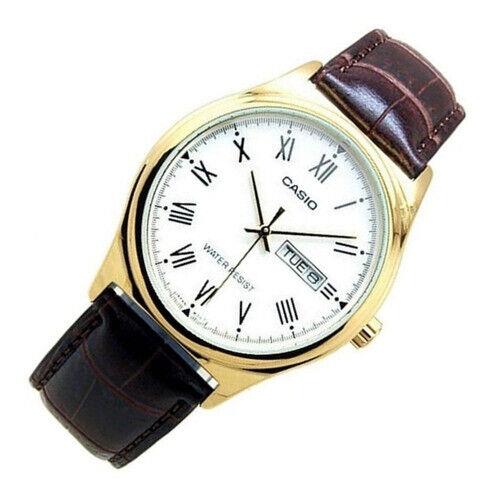 Casio Men's Japanese Quartz Movement Watch 38 mm MTP-V006GL-7BUDF
