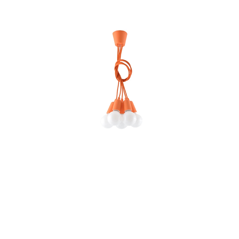 Pendant lamp PVC Diego modern Design E27