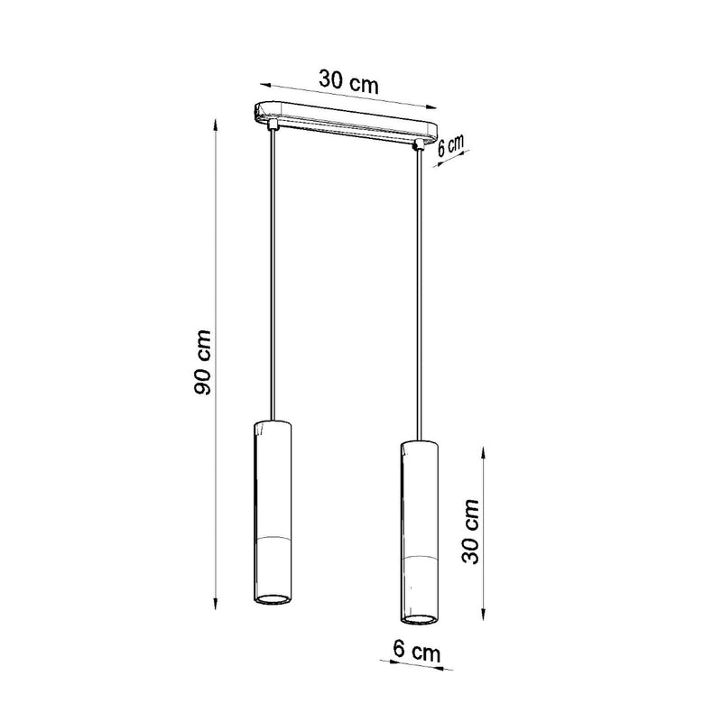 Pendant lamp steel, wood Pablo modern Design GU10