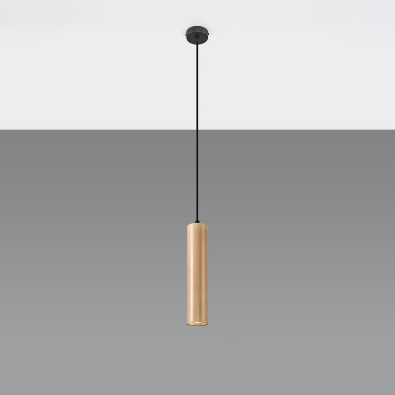 Pendant lamp wood Lino Scandinavian Design GU10