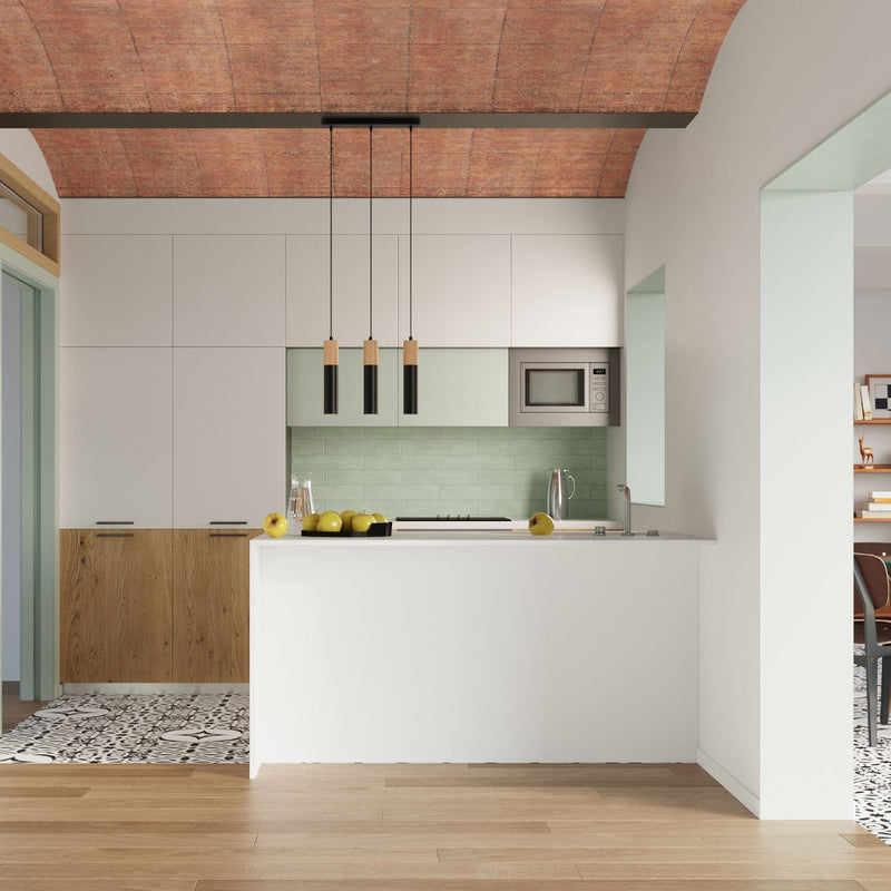 Ceiling lamp steel, wood Pablo modern Design GU10