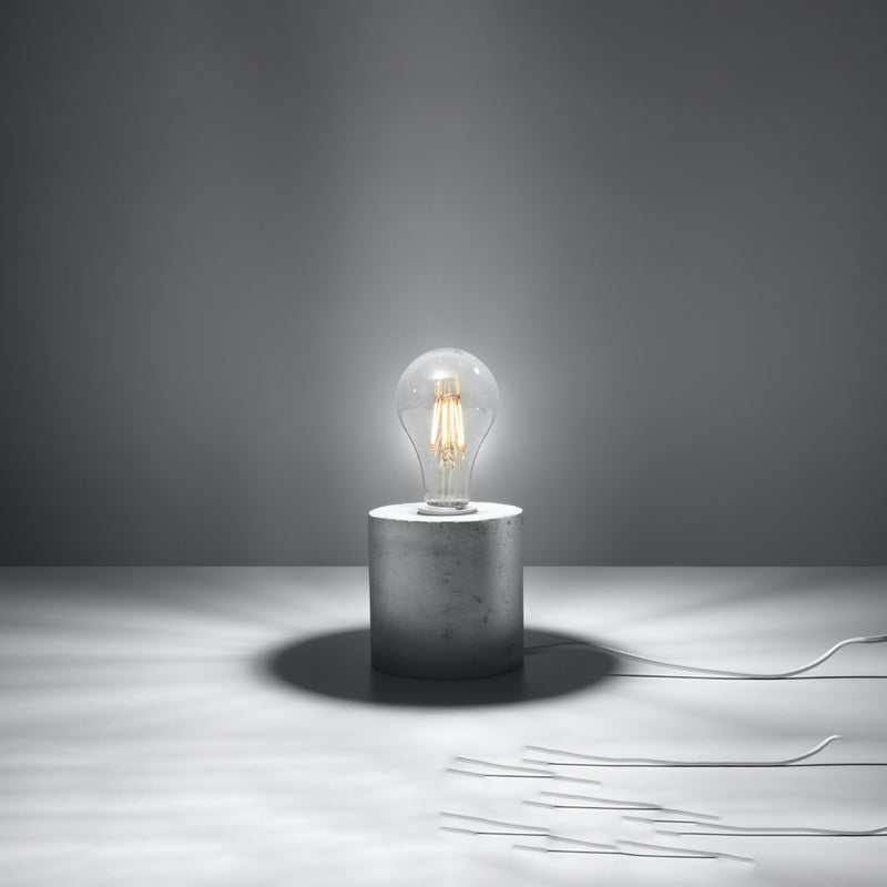 Desk lamp concrete Salgado industrial Design E27