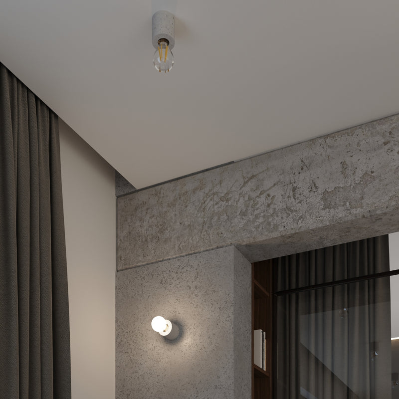 Desk lamp concrete Salgado industrial Design E27
