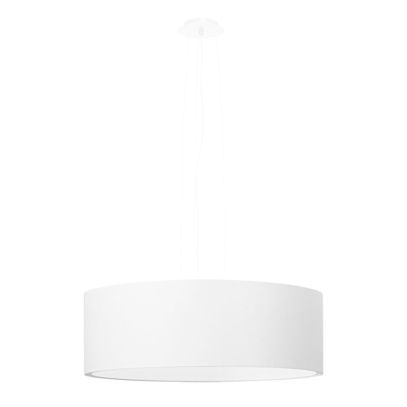 Chandelier fabric, PVC, steel Rollo minimalistic Design E27