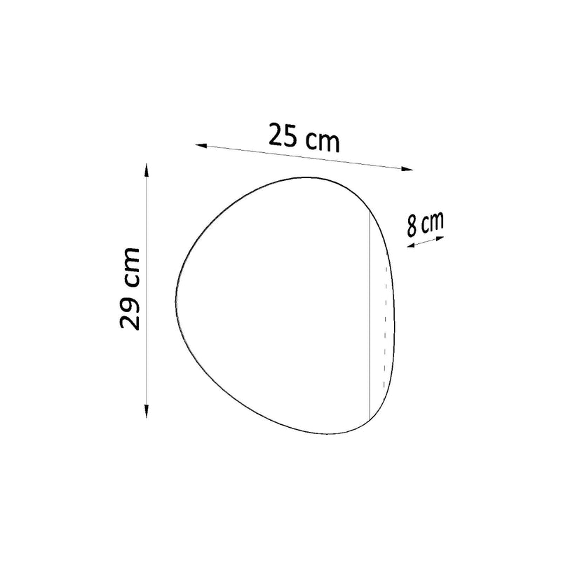 Wall lamp steel Senses modern Design G9