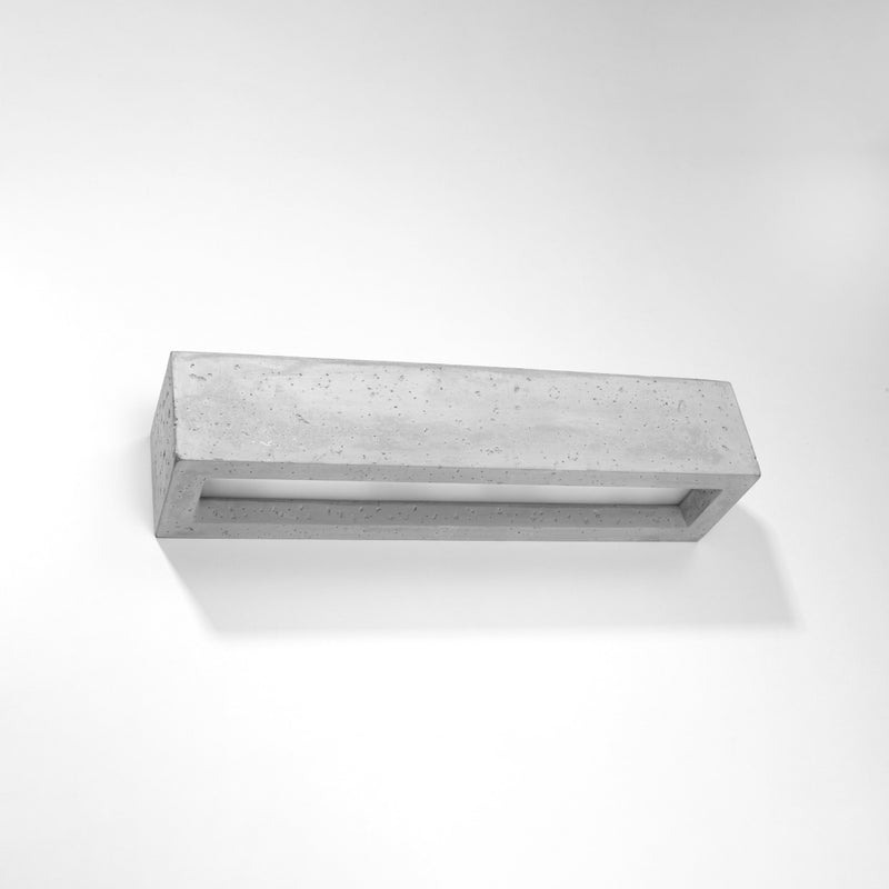 Wall lamp concrete, glass Vega modern Design E27