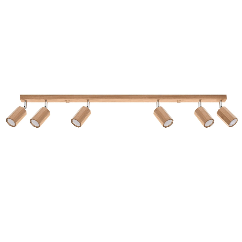 Ceiling lamp wood Zake Scandinavian Design GU10
