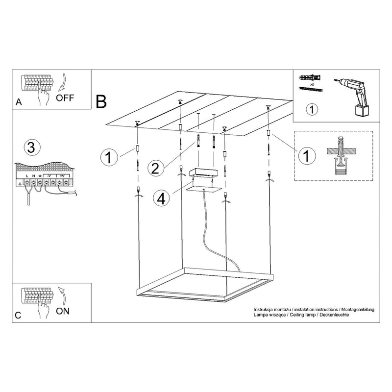 Chandelier aluminum Nelya modern Design LED