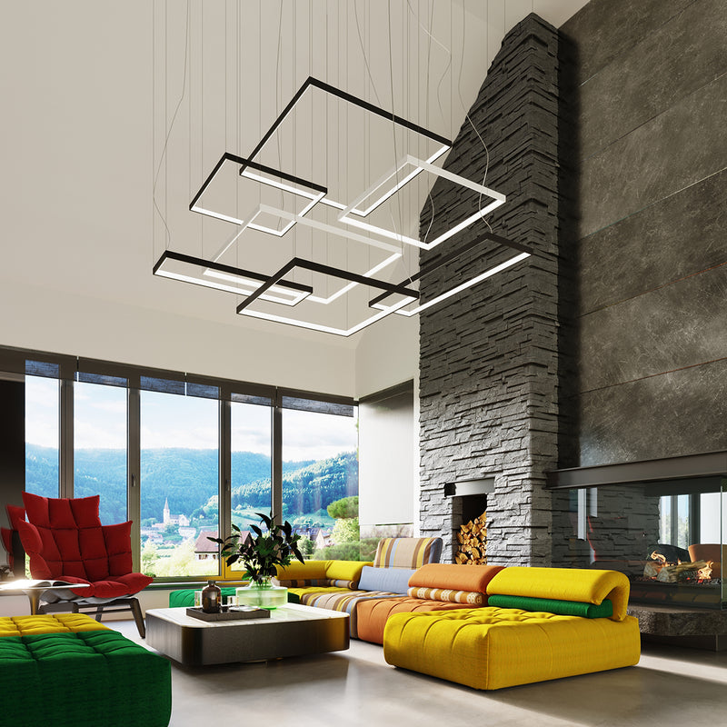 Chandelier aluminum Nelya modern Design LED