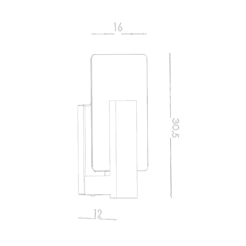 Wall lamp wood, glass Lappo Scandinavian Design E14