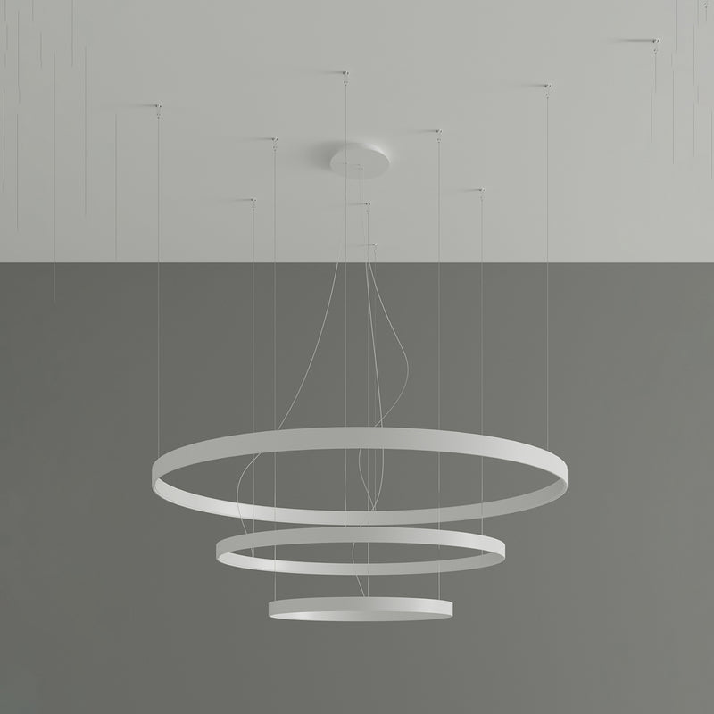 Chandelier aluminum Rio modern Design LED