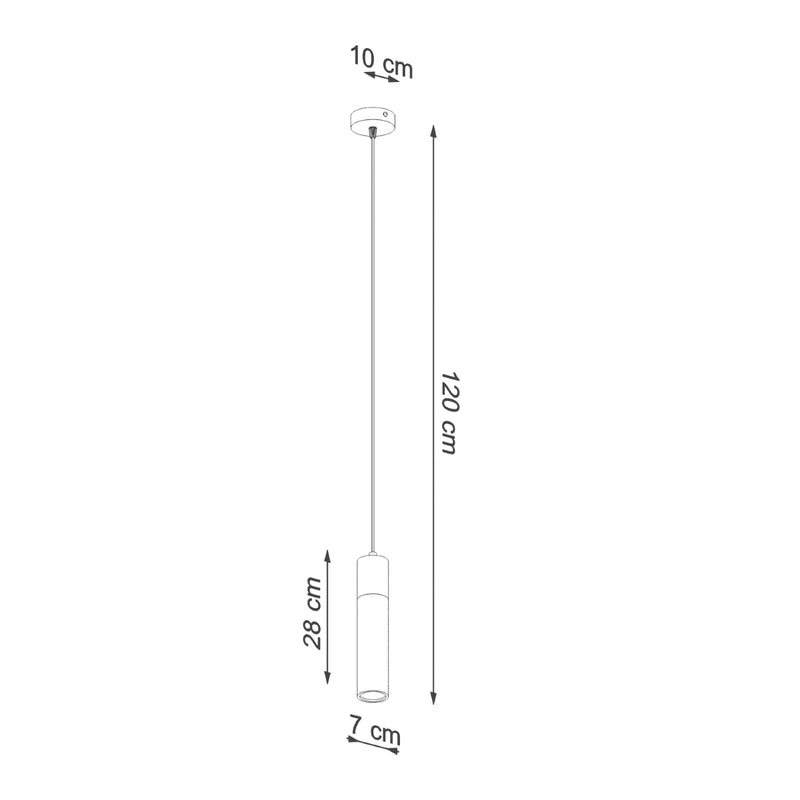 Pendant lamp concrete, wood Zane industrial Design GU10