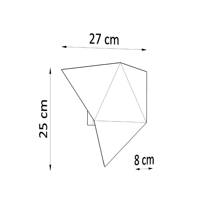 Wall lamp steel Solido modern Design G9