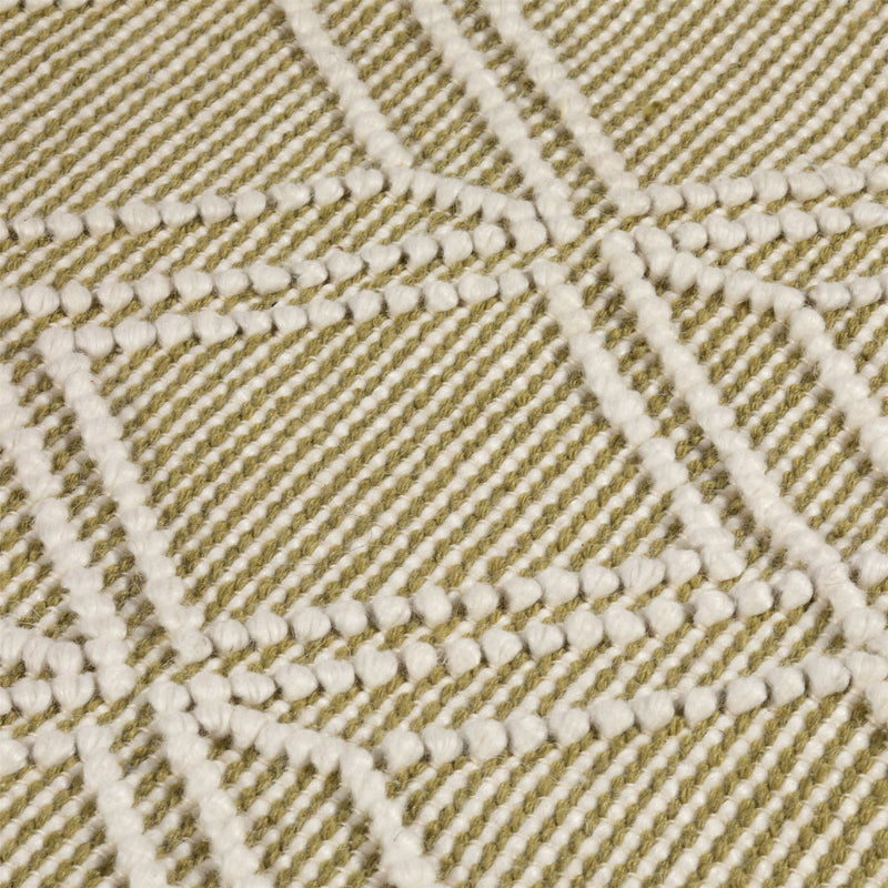Blenheim Diamond 100% Pet 120x170cm Olive Rug