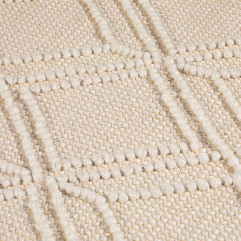 Blenheim Diamond 100% Pet 120x170cm Cream Rug