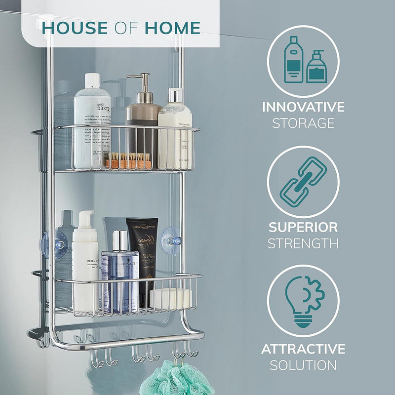 USED Over Door Shower Caddy In Nano Coating