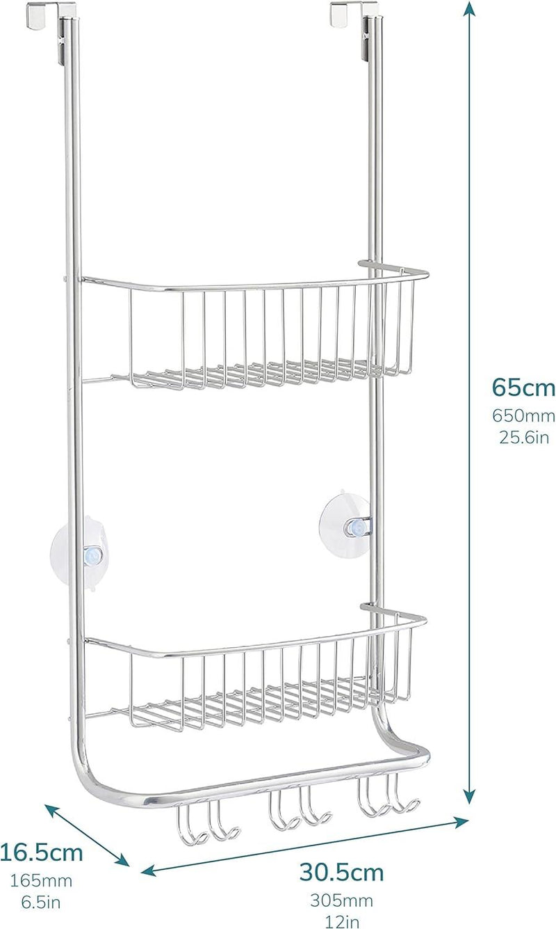 USED Over Door Shower Caddy In Nano Coating