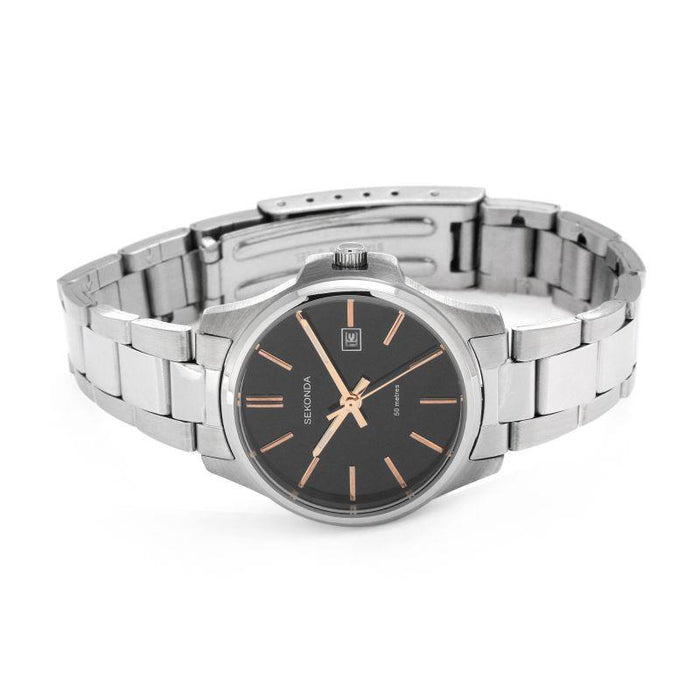 Sekonda Ladies Analogue Stainless Steel Date Bracelet Watch 2097