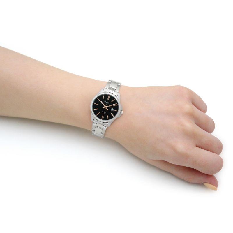 Sekonda Ladies Analogue Stainless Steel Date Bracelet Watch 2097