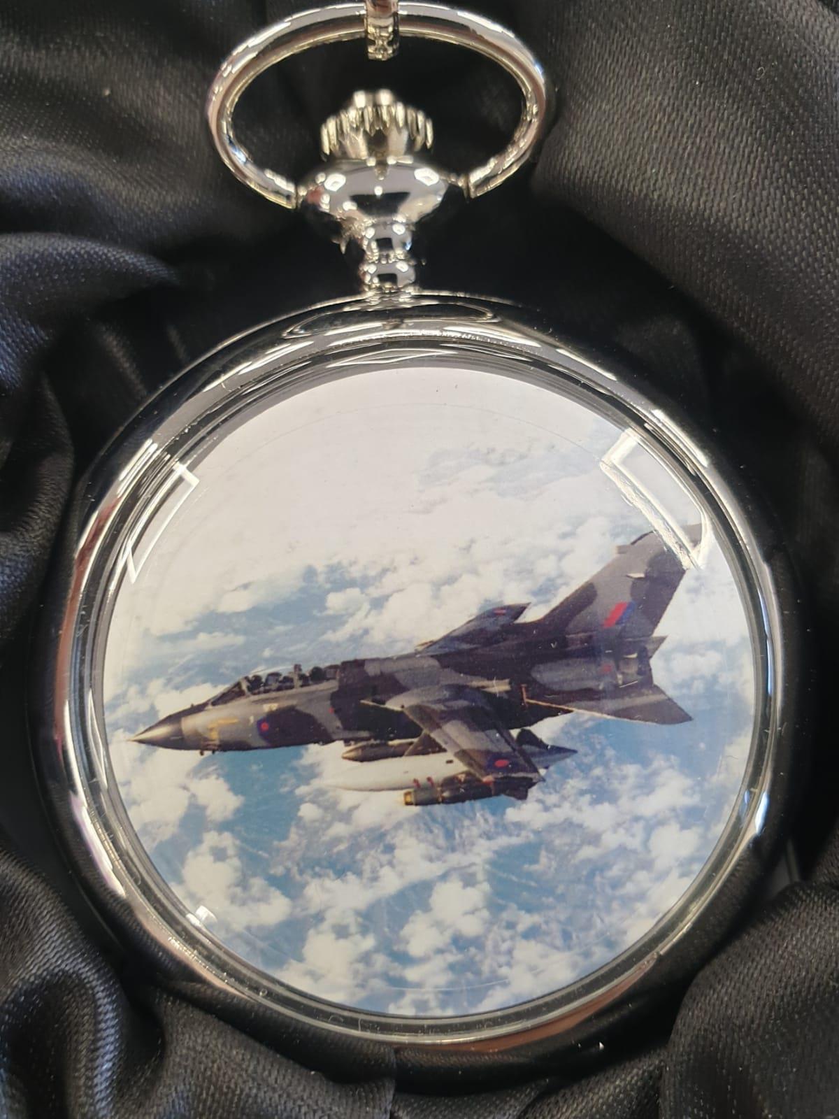 Boxx Picture Pocket watch Fighter Jet P5061.78 — InStock