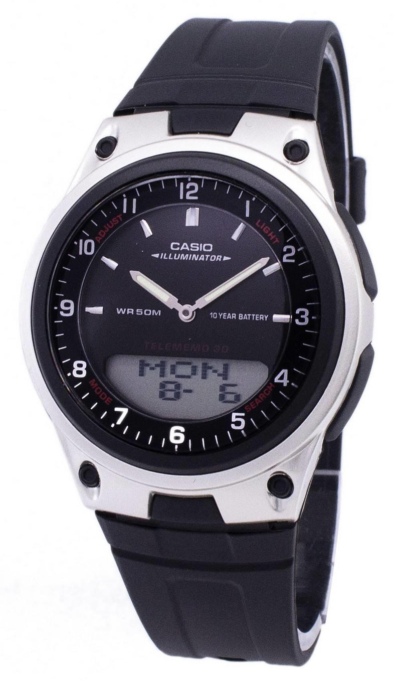 Casio Mens Dual Time Watch AW-80-1AVDF