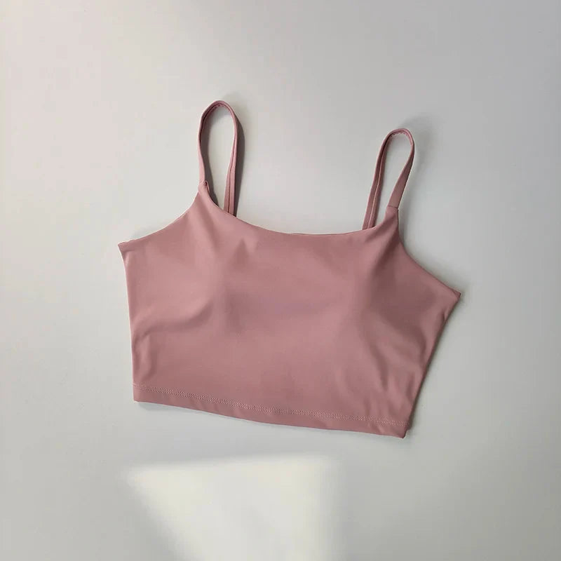 Breathable Sports Bra for Women, Fitness Top, Push Up Sport Bra, Fixed Pad, Yoga Underwear, Sport Tops  Running Vest, Gym Wear