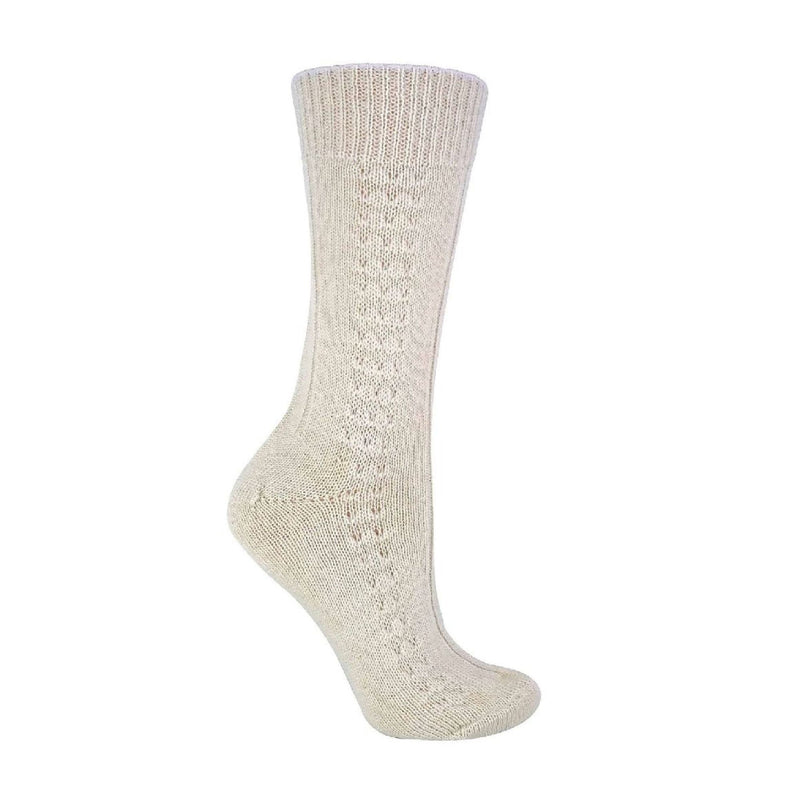 1 Pack Ladies Lightweight Soft Knitted 100% Pure Wool Bed Socks