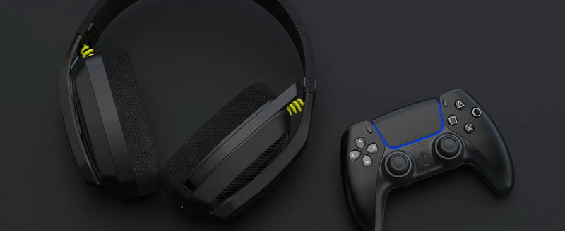 BINNUNE 2.4GHz Wireless Gaming Headset with Mic for PS5 PS4 PC Mac Playstation Bluetooth Gaming Headset with Microphone